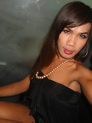 Ladyboy Nam is ready for a night on Walking Street and sex - Asian ladyboys porn at Thai LB Sex