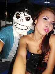 Small titty cute Kathoey May sucks a dildo before cock - Asian ladyboys porn at Thai LB Sex