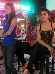 Bangkok street whores with cocks between their sexy legs - Asian ladyboys porn at Thai LB Sex