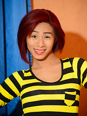 Izzylicious is a sexy 22 year old from Tarlac city where she sells clothes - Asian ladyboys porn at Thai LB Sex