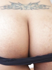 23 year old horny Thai ladyboy with raven hair andfake boobs striptease - Asian ladyboys porn at Thai LB Sex